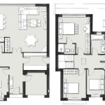 Spacious two-storey house floor plan.
