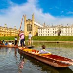 Punting on the River Cam, Cambridge.