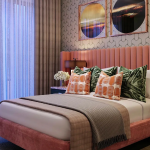 Glasswater Locks Colourful Bedroom
