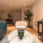 Modern living space with stylish decor