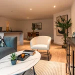 Modern living room with stylish decor.