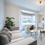 Modern living room with stylish decor.