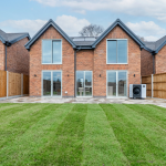 Modern, spacious four-bedroom detached house with landscaped gardens and patio in Stratford Upon Avon, Warwickshire.