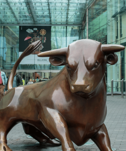 The Bull outside the Birmingham Bullring