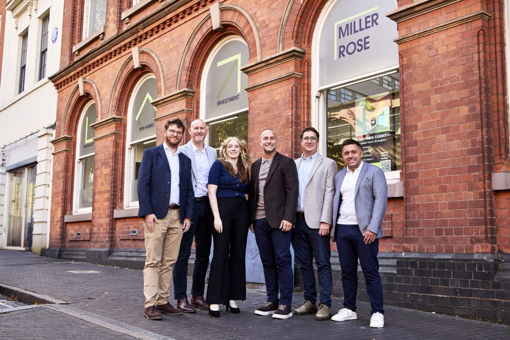 Miller Rose team photo outside office