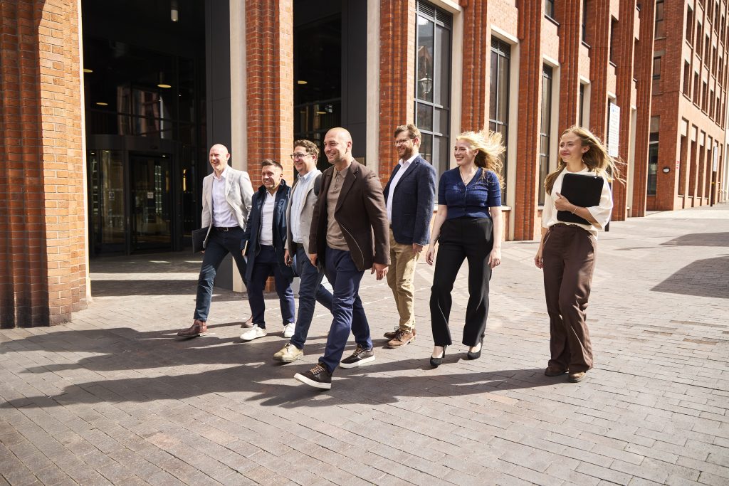 Miller Rose team in Birmingham city centre